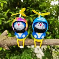 ราคา BC หมวกกันน็อครูปแมวสีฟ้าน่ารักพร้อมใบพัดอุปกรณ์เสริมจักรยานอุปกรณ์เสริมสำหรับมอเตอร์ไซค์มอเตอร์ไซค์ที่ใช้ตกแต่งประดับรถปั่นจักรยาน (17693866899)