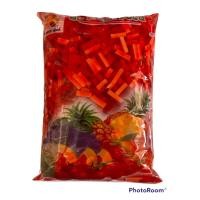 ราคา ฟรุตสลัดแดงเส้นยาว1000กรัมรสผลไม้อร่อย (19202214115)