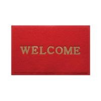 ราคา พรมเช็ดเท้า พรมดักฝุ่นกันลื่น ลาย WELCOME ยางอย่างดี PVC ขนาด 30x45 cm ทำความสะอาดง่าย พร้อมส่งจากไทย (22305262878)