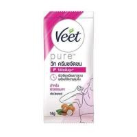 ราคา 1 ซอง Veet pure วีท ครีมขจัดขน เชียร์บัตเตอร์ 14g (22319021814)