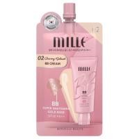 ราคา Mille Super Whitening Gold Rose BB Cream SPF30 PA บีบีครีมส่วนผสมของทองคำบริสุทธิ์ ช่วยชะลอการเกิดริ้วรอย (21403950783)