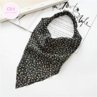 ราคา New Womens Spring and Summer All match Baotou Triangle Scarf Stretch Hair Band European and American Floral Headband Triple Style Headband Accessories (21629706629)