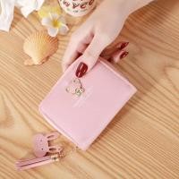 ราคา ใหม่ กระเป๋าสตางค์ ใบสั้นผู้หญิง หมีน้อยน่ารัก มีซิป กระเป๋าใส่เหรียญ (22309426319)