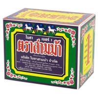 ราคา ใบชา ตราสามม้า ใบชาจีน กลิ่นหอม เกรด A 1 3 100 (18823070202)