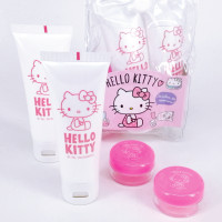 ราคา หลอดแบ่งโฟมพร้อมกระปุกแบ่งครีม Hello Kitty (13476956343)