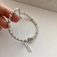 ราคา สร้อยข้อมือเงินยิ้มเรียบง่ายและเป็นส่วนตัวเหมาะสำหรับผู้หญิง (21849947601)