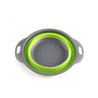 ราคา สินค้าพร้อมส่งจากไทย ตะกร้าล้างผัก กะละมังล้างผักผลไม้ แบบมีรู ตะแกรงล้างผัก พับเก็บได้ สะดวก สะอาด ปลอดภัย (21181598469)