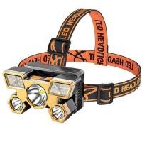 ราคา ไฟหน้า LED มัลติฟังก์ชั่น USB ที่แข็งแกร่งแสงชาร์จไฟฉุกเฉินกลางแจ้งติดหัวไฟฉายกันน้ำซังพร้อมแม่เหล็ก (16642796859)