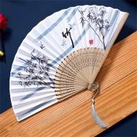 ราคา Hand Fan Folding Fan Bamboo Fan Silk Fan Craft Fan Dance Fan (21559695177)