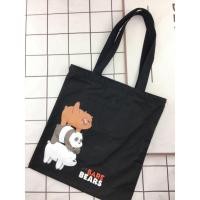 ราคา WE Bare Bears Tote Bag กระเป๋าสะพายผ้าใบกระเป๋าถือ (20929164125)