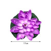 ราคา ดอกบัวลอยน้ำ เสริมฮวงจุ้ย พร็อพถ่ายรูป ตกแต่งบ้าน สวน สระ ดอกบัวปลอมลอยน้ำ ดอกบัว ดอกบัวมงคล 10cm 17cm (21144703683)