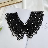 ราคา ELECTRONIC CIRCUIT เสื้อเบลาส์ คอ Ruff ปรับเสื้อผ้าได้ ผ้าคลุมไหล่สำหรับตกแต่ง ปกเสื้อปลอม ถอดออกได้ ลูกไม้ผ้าคอ เสื้อครึ่งปกคอแบะของเสื้อ (21783414129)