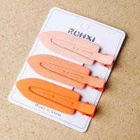 ราคา 3pcs เวอร์ชั่นเกาหลีสีลูกกวาดโลหะ Traceless คลิปผมผู้หญิงด้านข้างคลิปปากเป็ด Headwear บัตรผมสุทธิสีแดงใหม่บัตรผมหน้าม้า (22208112723)