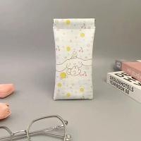 ราคา สร้างสรรค์น่ารัก Sanrio Kuromi แว่นตากรณีแบบพกพาป้องกันความดันหนัง PU แว่นตากันน้ําถุงป้องกัน (22087337646)