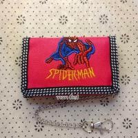 ราคา กระเป๋าสตางค์ใบสั้น กระเป๋าสตางค์แบบ3พับ ผ้างานปักลายการ์ตูน พร้อมโซ่คล้อง พร้อมส่ง (22264171659)