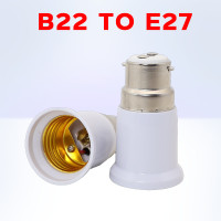 ราคา ขั้วแปลงB22 แปลงขั้วหลอดไฟ ตัวแปลงขั้วหลอดไฟ จากขั้วเขี้ยว B22 เป็นขั้วเกลียว E27 พร้อมส่งจาก กทม (22271560545)