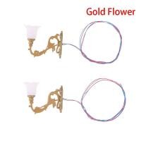 ราคา โคมไฟระย้าโต๊ะเล่นทรายโคมไฟติดผนังบ้านตุ๊กตาไฟ Led 2ชิ้น1 12 (19384704139)