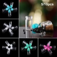 ราคา COD 5 10ชิ้นดริฟท์ขนาดเล็กขวดขวดแก้วตกแต่งภาชนะDIYมินิราคาถูกข้อความขวดเครื่องประดับจุกจุกสายรุ้งWishingขวด (7628054062)