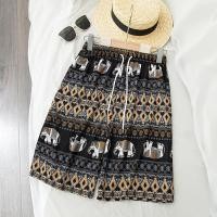 ราคา กางเกงลายช้าง ขาสั้น สวมใส่สบาย ผ้านิ่ม เบา ระบายอากาศได้ดี กางเกงลายช้าง รุ่นขาสั้น มีเชือก ฟรีไซส์ พร้อมส่งในไทย (22476668898)