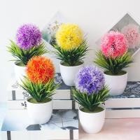 ราคา กระถางดอกไม้ระเบียงเทียมบอนไซดอกลิ้นมังกรสำหรับงานแต่งงานที่ละเอียดอ่อน (22069696104)