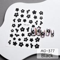 ราคา UR SUGAR 3D Cute White Wildflower Colored Beautiful Daisy Flower Sunflower Embossed Relief Nail Art Decoration Sticker Manicure Decals (22565729779)