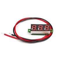 ราคา CSAUDIO DC 2 5V 30V โวลต์มิเตอร์ดิจิทัล ขนาด 0 28 นิ้ว แผงโวลต์มิเตอร์ดิจิทัล LED สีแดง ฟ้า เหลือง เขียว 12V 24V (22305339519)