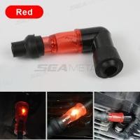 ราคา SEAMETAL ฝาหัวเทียนมอเตอร์ไซต์มอเตอร์ไซค์แบบสากลสำหรับรถมอเตอร์ไซด์สกู๊ตเตอร์หมวกแก๊ปปลั๊กจุดระเบิด ฝาครอบหัวเทียนแบบมีไฟ (22238790765)