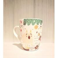 ราคา แก้วกาแฟเซรามิคแก้วมัคลายกาแฟสีเข้มมีหูจับ (21949229439)