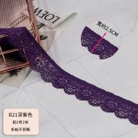 ราคา วัสดุเสริมขอบลูกไม้ผ้ายืดหลากสีวัสดุผ้า DIY ทำด้วยมือวัสดุสีดำและสีขาวแคบสำหรับตกแต่งใต้กระโปรงชายกระโปรงเสื้อผ้า (18857929281)