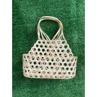 ราคา กระเช้าตรุษจีน กระเช้าผลไม้ ชะลอมสานไม้ไผ่ ทรงกระเป๋า ขนาด กว้าง4xยาว10xสูง4นิ้ว พร้อมโบ (21446780043)