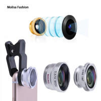 ราคา โทรศัพท์มือถือเลนส์มาโคร มุมกว้าง เลนส์ Fisheye 3 In 1 (22097411033)