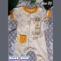 ราคา บอดี้สูท รอมเปอร์ แขนสั้น เสื้อผ้าเด็ก เด็กหญิง เด็กชาย มือสอง ไซส์ 70 6 12 เดือน (18169952437)