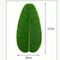 ราคา ใบตองปลอม ใบตอง ใบกล้วย ใบตองเทียม Banana Leaf ใบตองเสมือนจริง ใบตองเทียม ใบตองพลาสติก (22474996971)