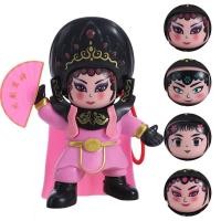 ราคา IJVBTV ตุ๊กตาเปลี่ยนหน้าได้ ตุ๊กตาพลาสติกสำหรับเปลี่ยนใบหน้าของโอเปร่าเสฉวนของเล่นหุ่นของเล่นเปลี่ยนหน้าได้5หน้าตุ๊กตาแพนด้าเพื่อน Kado Ulang Tahun (22383575737)