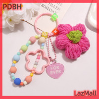 ราคา PDBH พวงกุญแจแฟชั่นลดราคาพิเศษสำหรับผู้หญิงพวงกุญแจสายคล้องข้อมือเสื้อลูกปัดลายดอกไม้ถักด้วยพวงกุญแจรูปการ์ตูนขนแกะของขวัญสำหรับพวงกุญแจกระเป๋าเด็กผู้หญิงเสน่ห์ (21909423317)