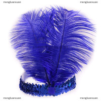 ราคา mengluanxuan ที่คาดผมประดับเลื่อมคริสตัลขนนกอินเดียเครื่องประดับผมแฟชั่นแบบอินเดียสำหรับปาร์ตี้วันหยุด (22069685870)