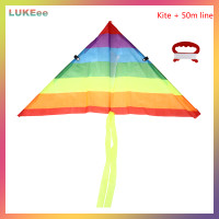 ราคา LUKEee Rainbow Kite กับ50M Kite line outdoor Kites เด็กของเล่นเด็กของขวัญสวนของเล่น (22322450690)