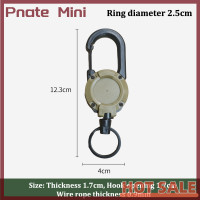 ราคา Pnate พวงกุญแจเชือกลวดหดได้แบบยืดหดได้เครื่องมือพับพวงกุญแจสายเหล็กพวงกุญแจกับม้วนแบบหดได้กลางแจ้ง (22449860876)
