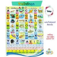 ราคา แผ่นโปสเตอร์พยัญชนะไทย ภาษาอังกฤษ (21744261714)