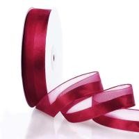 ราคา ริบบิ้นทูโทนผ้าซาติน ริบบิ้นผ้าไหม ขนาด 2 5 ซม ยาว 22 เมตร 25หลา (22389345888)