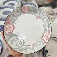 ราคา จานเซรามิค จานข้าว จานบัว ขนาด 8 นิ้ว จานสวยๆ จานกระเบื้อง จานชามราคาถูกๆ (22068062255)