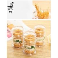 ราคา ไม้จิ้มฟันขวด ไม้จิ้มฟัน 100 แท่ง ไม้จิ้มฟันกระป๋อง ปลายทั้งสองข้างใช้ได้G2659 (22351528991)