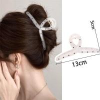 ราคา โบว์ลายจุดสีขาวโปร่งใสน่ารักญี่ปุ่นเครื่องประดับผมสำหรับเด็กผู้หญิงคลิปผมหวานและอเนกประสงค์ที่หนีบผมปากปลาฉลามขนาดใหญ่ (22495265025)