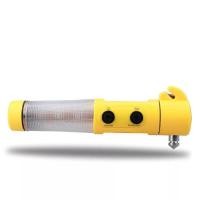 ราคา ค้อนทุบกระจก ไฟฉาย LED Flashlight for auto used ค้อนทุบกระจกรถยนต์ 0941 (12485027929)