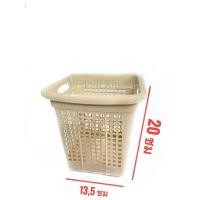 ราคา ตะกร้าเหลี่ยมทรงสูง ตะกร้าใส่ของ ตะกร้าใส่ขยะ ตะกร้าอเนกประสงค์ (16663512331)