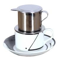ราคา เครื่องกรองกลั่นกาแฟสแตนเลสสไตล์เวียดนาม50 100มล ถ้วยกรองใส่หม้อ (22138679867)