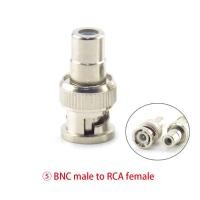 ราคา Dgdfhj Shop BNC male female to RCA F 2way BNC male female Converter plug jack angel BNC RF RG59 Q9 Coaxial video Cable connector splitter (21262570586)