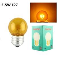 ราคา หลอดปิงปอง 3 5W 170 240V เลือกสี ใส warmwhite แดง น้ำเงิน เหลือง เขียว หลอดไฟ ประดับตกแต่ง G 40 ทรงปิงปอง ขั้ว เกลียว E27 ขั้วเขี้ยว B22 (22350888644)