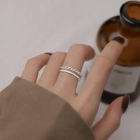 ราคา COCOJEWELRY แหวนเงินปรับเปิดได้ S925สำหรับผู้หญิง (16926906940)