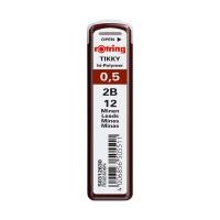 ราคา Rotring ไส้ดินสอกด ร็อตติ้ง Tikky Hi Polymer 0 5mm 2B (14003316794)